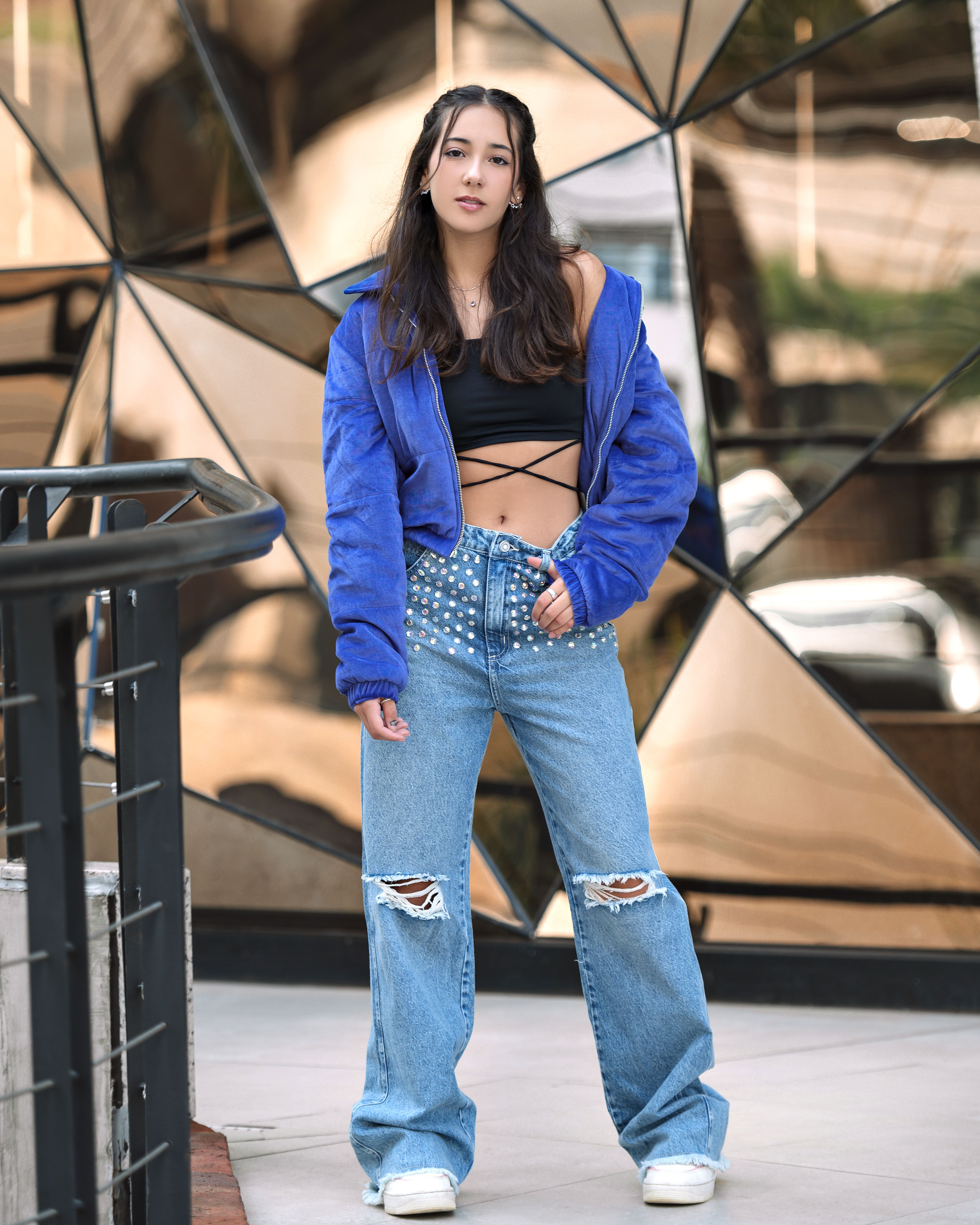 Denim weekend look